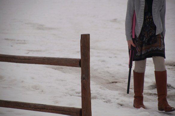 Morning target practice.